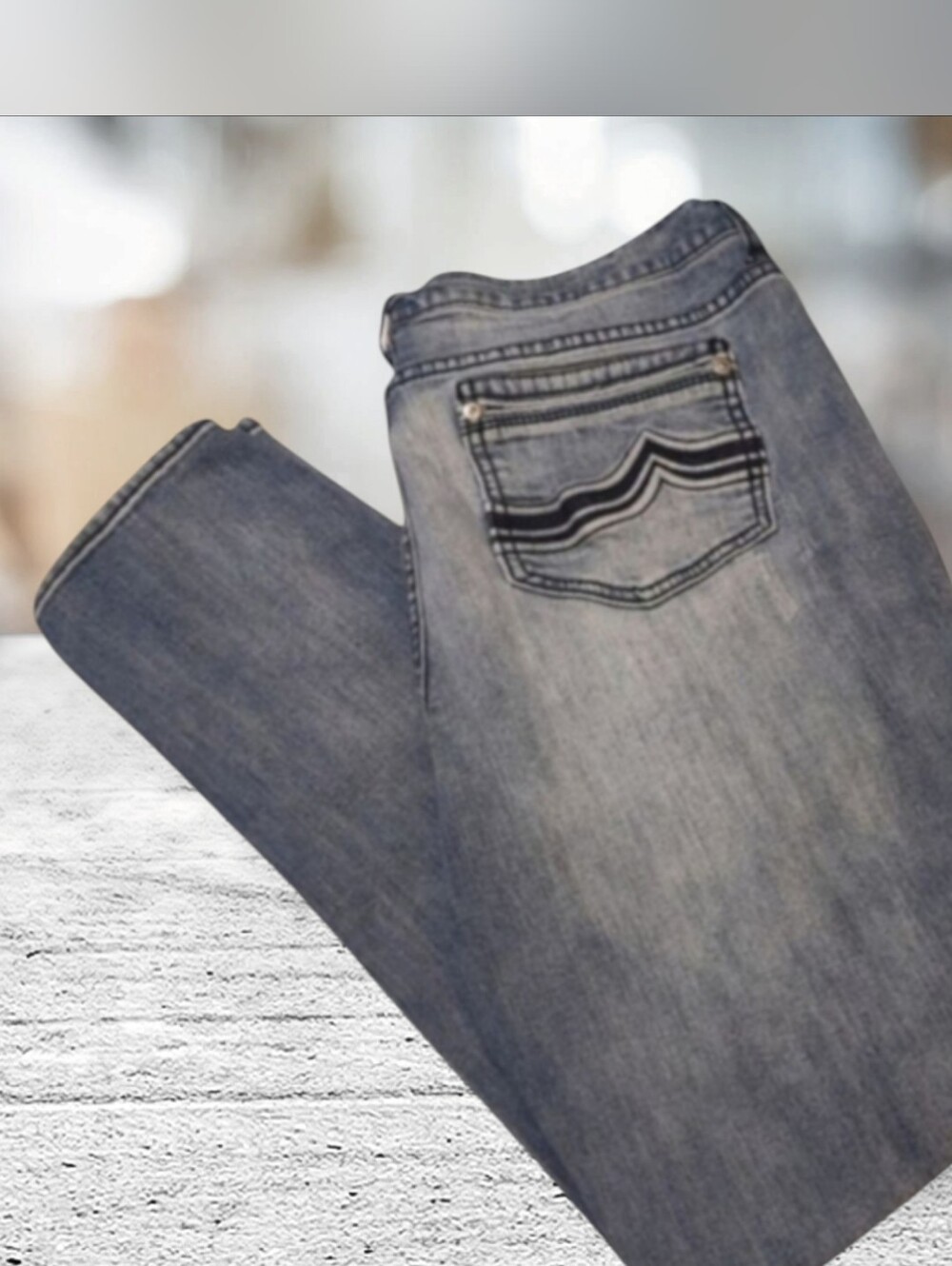 Buffalo jeans slightly distressed fabric Candice style size 34/14